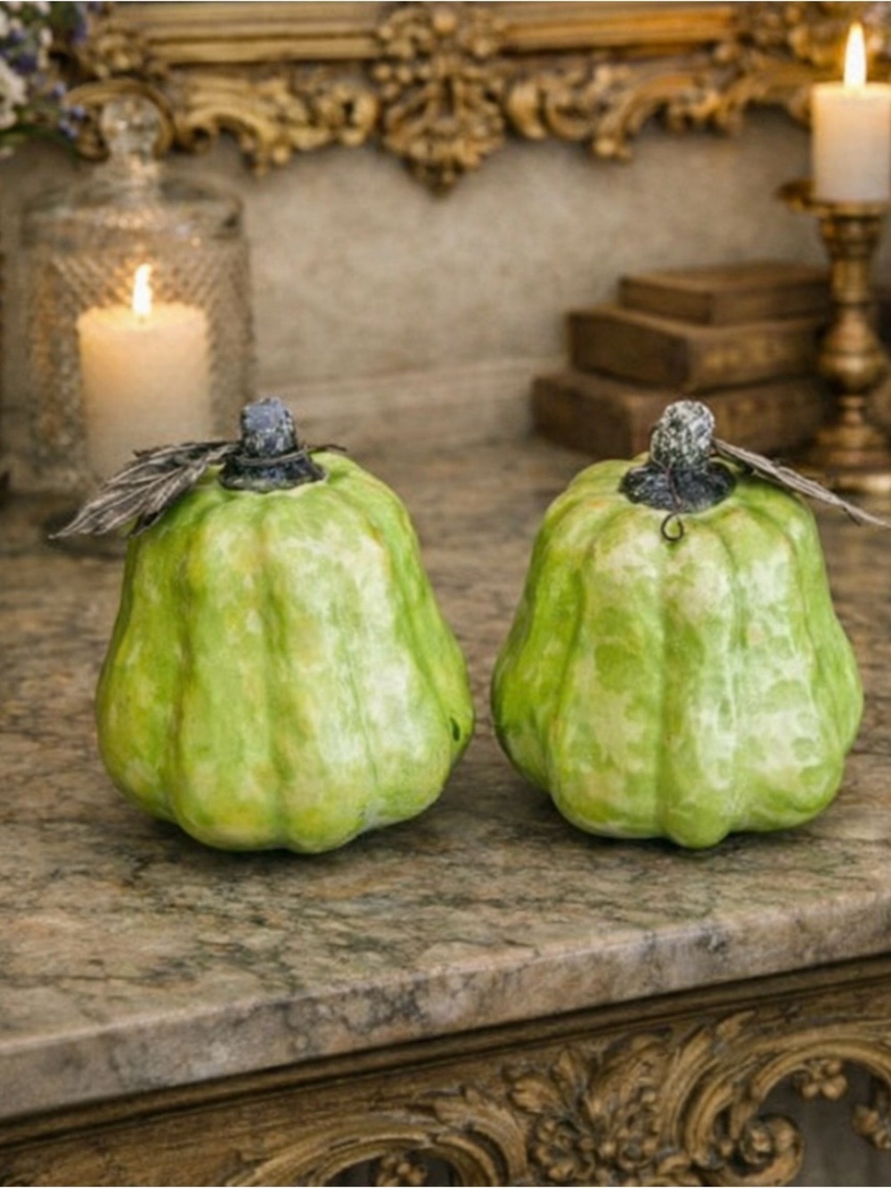 🎃🦃New - Fall Green Pumpkin Set